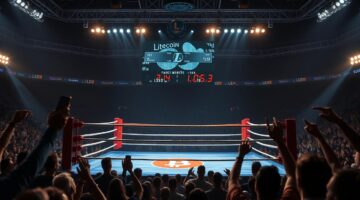 Wagering on boxing using litecoin